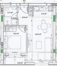 Nekretnina: Veternik-Jednoiposoban stan 36 m2-065/385 8880