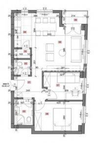 Nekretnina: Petrovaradin-Lep Dvosoban stan 47 m2 -povrat PDV-a-065/385 8880