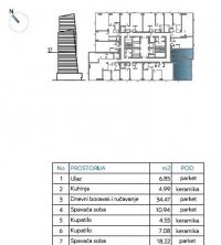 Nekretnina: West Tower, nov, lux 3.0 kao kanc.prostor, garaža ID#9538