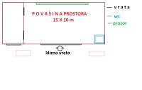 Nekretnina: Magacin, radionica, 150m2...700 evra