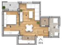 Nekretnina: Dvosoban stan, NOVI SAD, TELEP