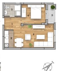 Nekretnina: Dvosoban stan, NOVI SAD, TELEP