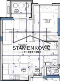 Nekretnina: DVOSOBAN STAN U IZGRADNJI – ODLIČNA INVESTICIJA U ponudi je dvosoban stan u ID#7125