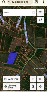 Nekretnina: Plac u Šiljakovcu kod Barajeva