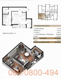 Nekretnina: 2.0 stan na Vračaru, Cara Nikolaja II ID#3672