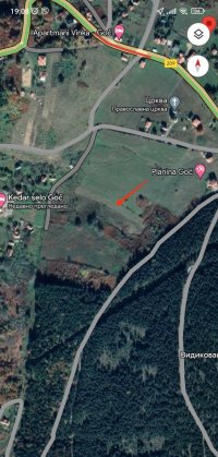 Nekretnina: Prodajem plac na Goču 16ari