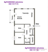 Nekretnina: Savski venac, Beograd na vodi, Hercegovačka, 81m2