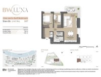 Nekretnina: BW Luna, ugaona terasa, pogled na unutrašnje dvorište ID#4962